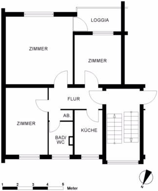 Praktische Aufteilung ! - Grundriss (47043)