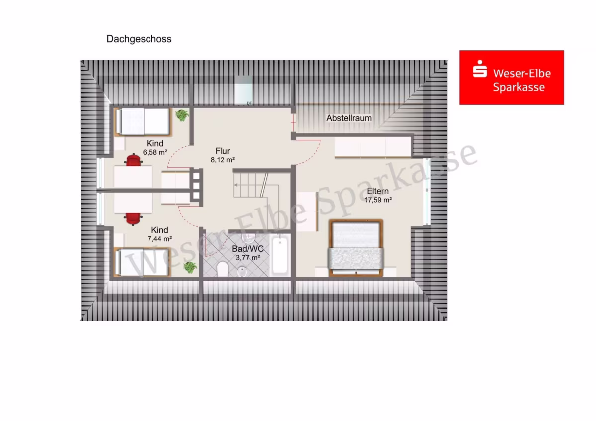Grundriss Dachgeschoss