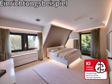 Charmantes Zuhause Nähe Bürgerpark - Beispiel Schlafzimmer OG (45581)