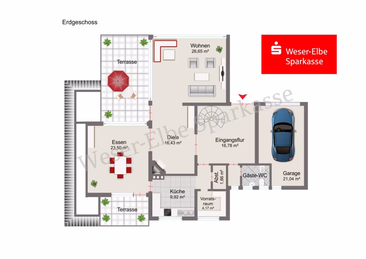 Grundriss Erdgeschoss