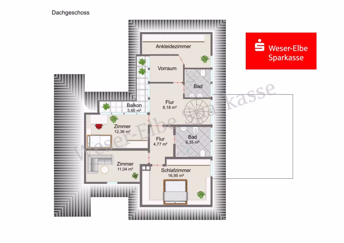 Grundriss Dachgeschoss