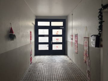 Mehrfamilienhaus mit 7 Wohnungen und Lager in Lehe - Durchfahrt / Gebäudeeingang (37911)