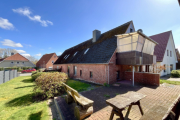 Zweifamilienhaus im schönen Bederkesa - Gartenansicht (44907)