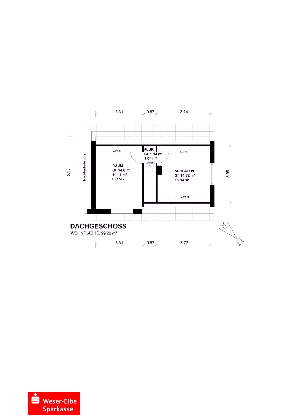 Grundriss Dachgeschoss