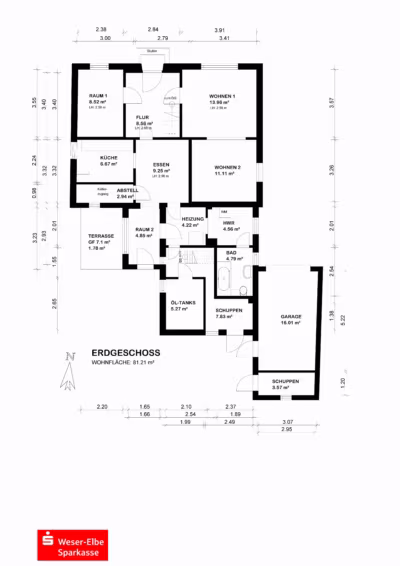 Ein Haus für Macher! - Grundriss EG (83929)