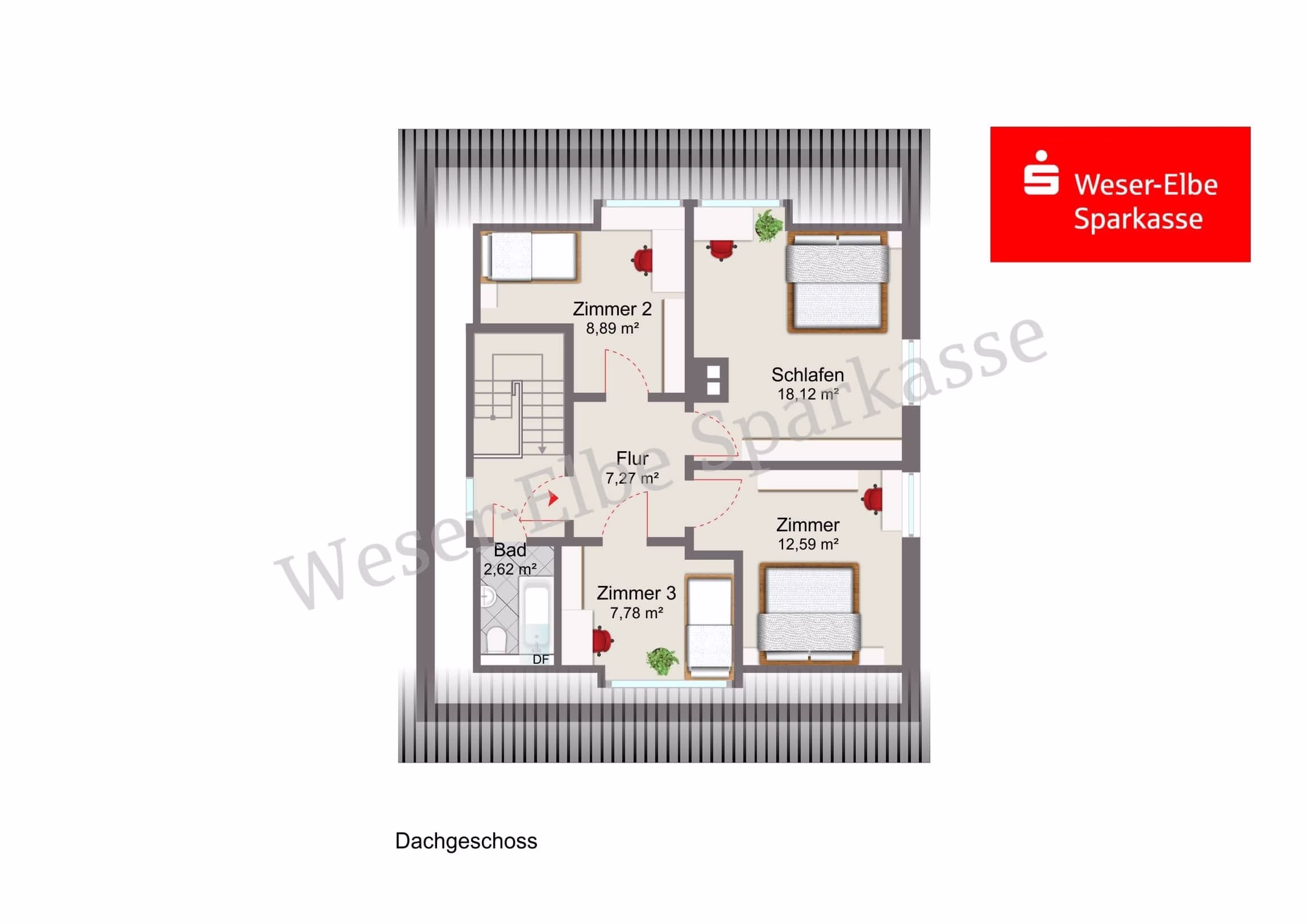 Grundriss Dachgeschoss