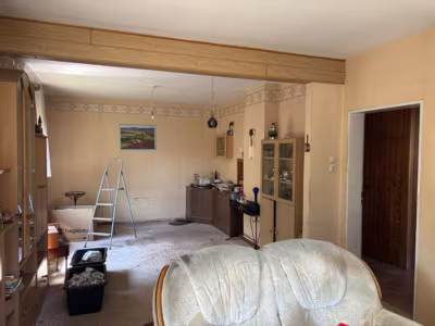 Großes Grundstück mit Altbestand -Schiffdorferdamm - Wohn-/Esszimmer EG (77854)