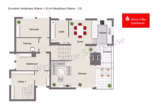 Grundriss - Einzigartiges Angebot: Architektenhaus am Südhang