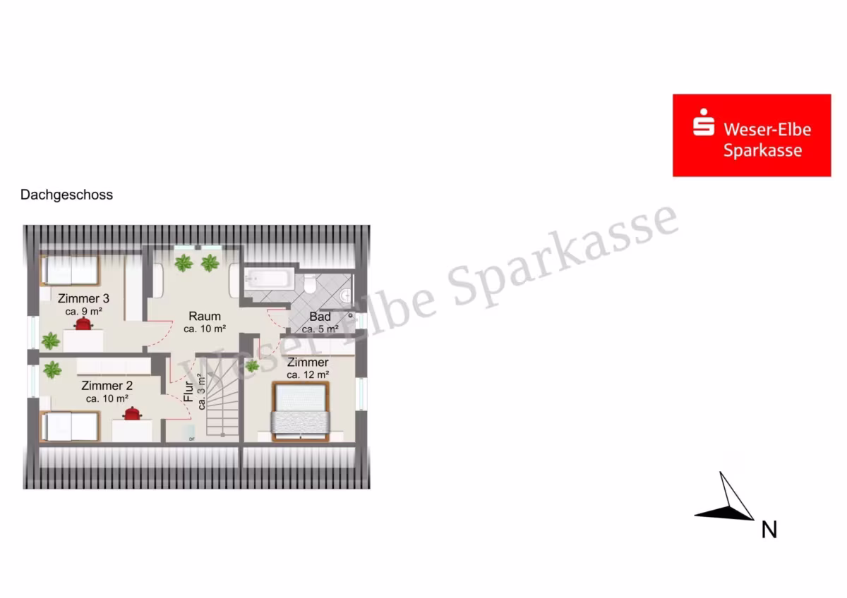 Grundriss Dachgeschoss