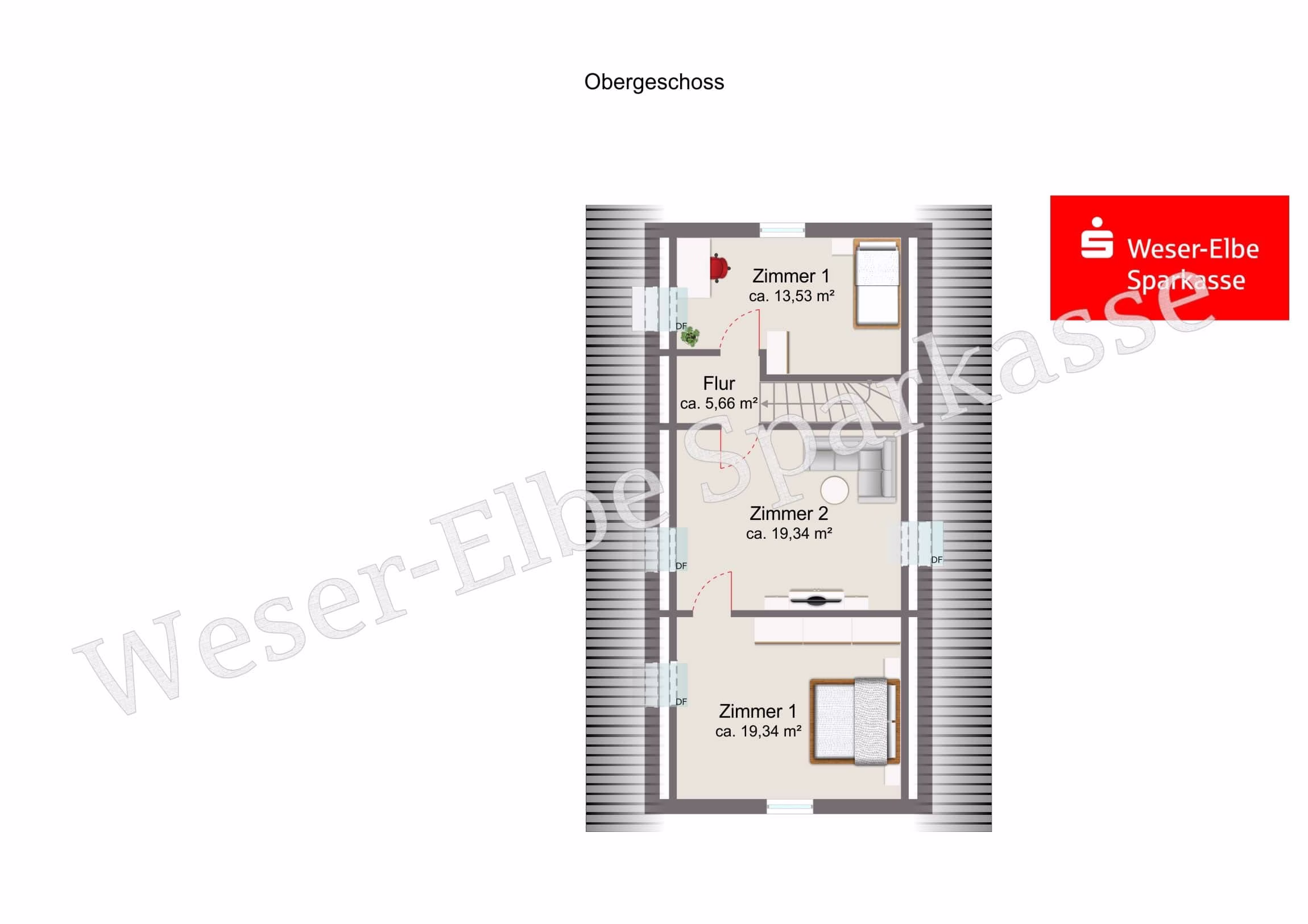 Grundriss Obergeschoss