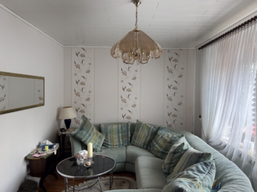 Haus + Wintergarten + Ausbaureserve im Mischgebiet - Wohnzimmer Ansicht 2 (56214)