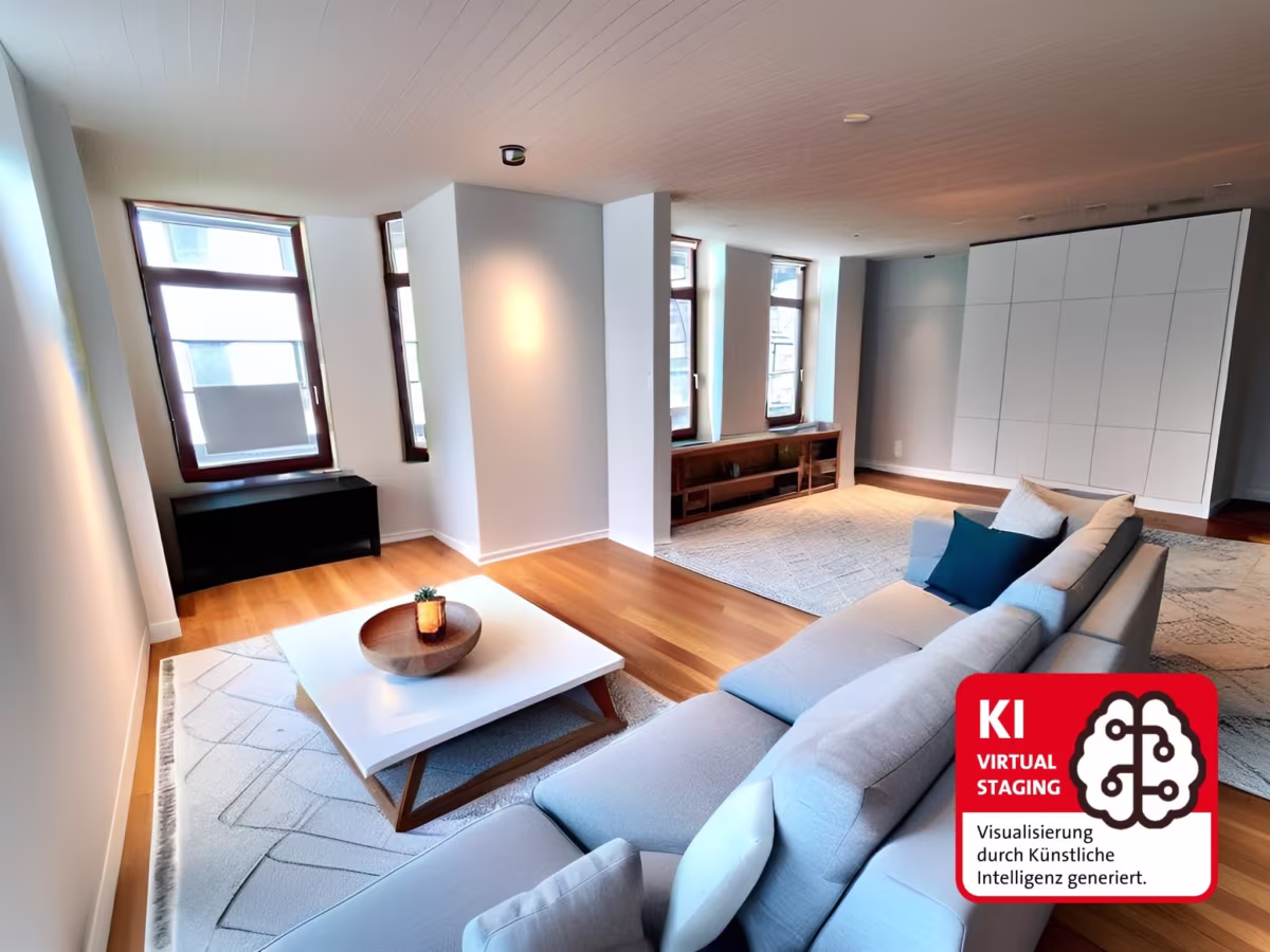 mit KI verändert - Wohnzimmer