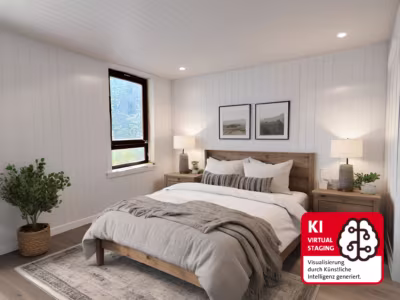 Großzügige 5-Zimmer-Eigentumswohnung - mit KI verändert - Schlafzimmer (85524)