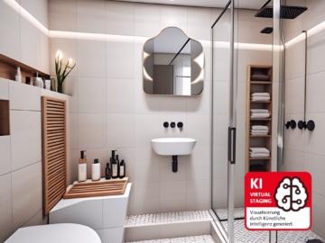 Traumhafter Meerblick in exklusiver Deichlage! - Badezimmer (55655)