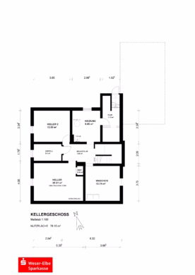 Selbstnutzer oder Kapitalanleger gesucht! - Grundriss KG (43279)