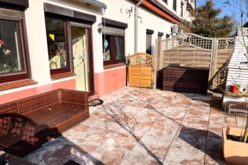 Ihr Wohntraum mit viel Grundstück in Geestenseth - Terrasse / Esszimmerzugang (36357)