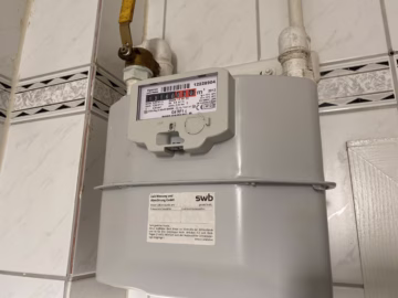 Idylle pur – Wohnen am Waldrand - Gasanschluss Badezimmer (74298)