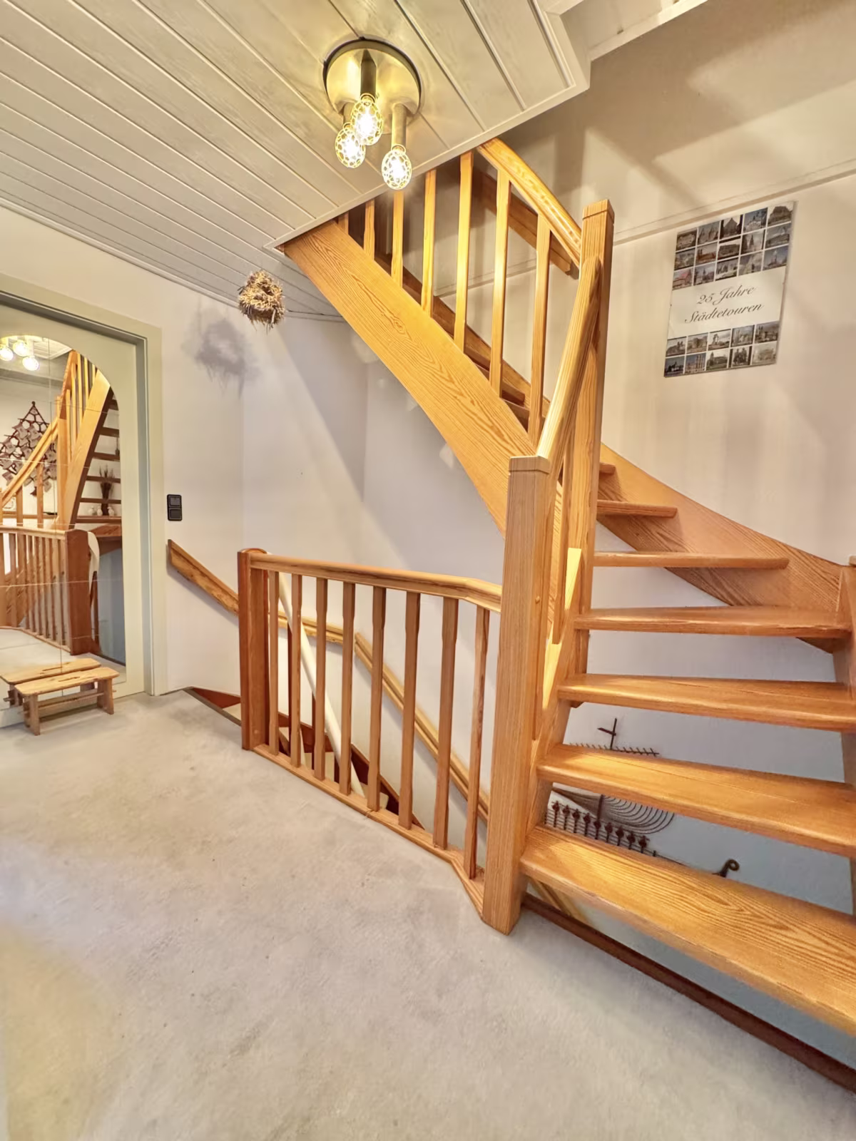 Treppe in den Spitzboden