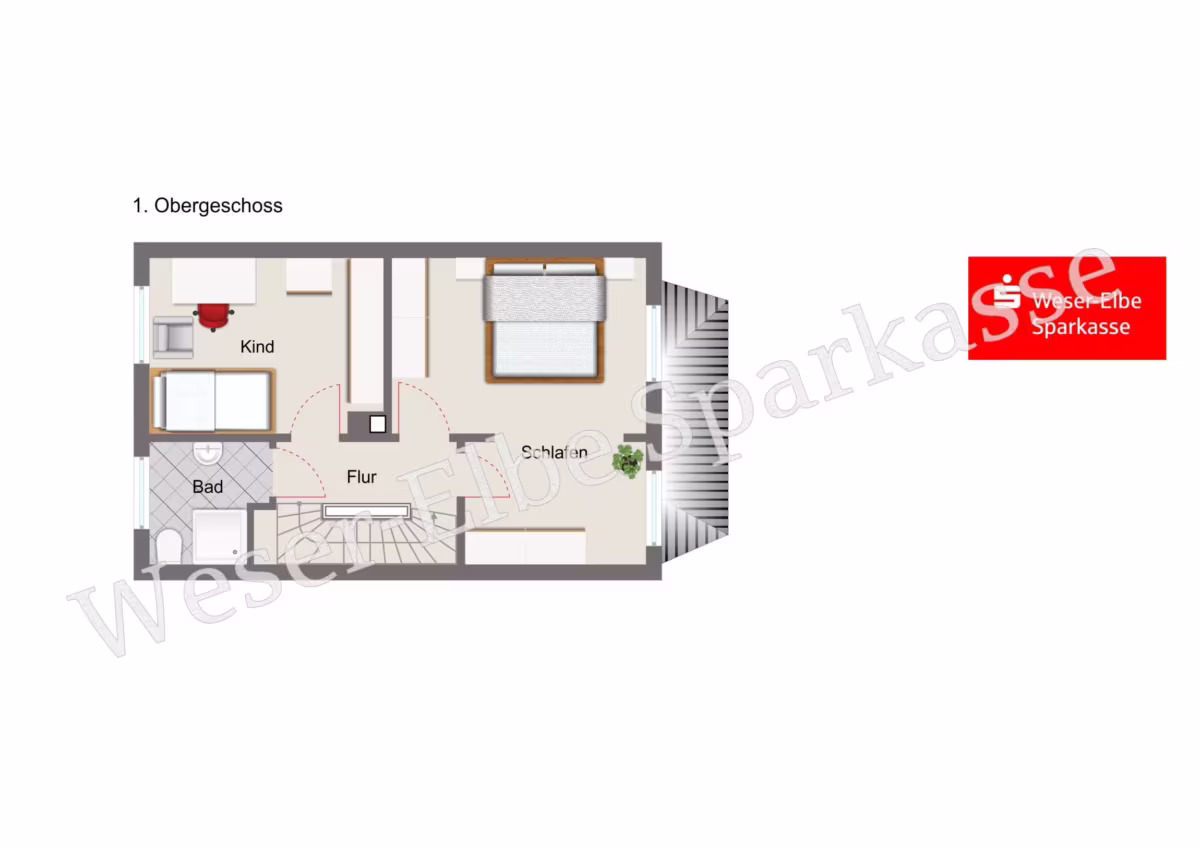 Grundriss 1. Obergeschoss