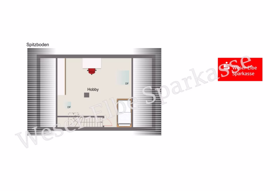 Grundriss Spitzboden