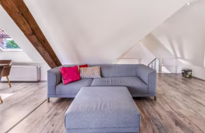 Außergewöhnliche Galeriewohnung am Yachthafen - Wohnzimmer (78770)