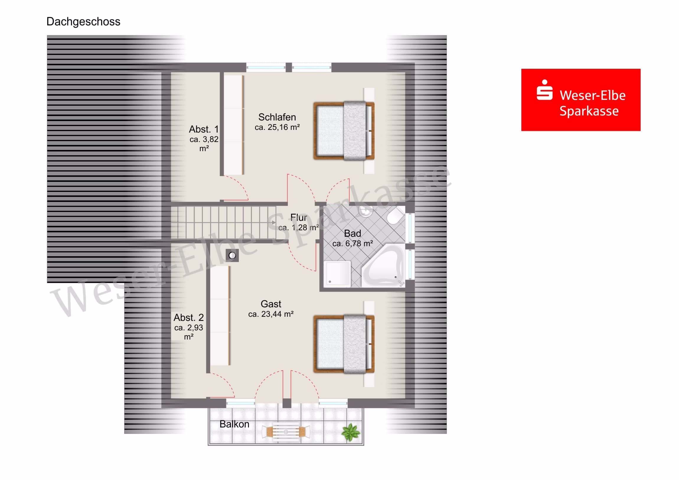 Grundriss Dachgeschoss