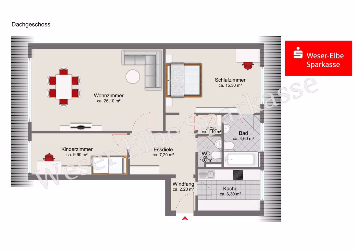 Grundriss Dachgeschoss