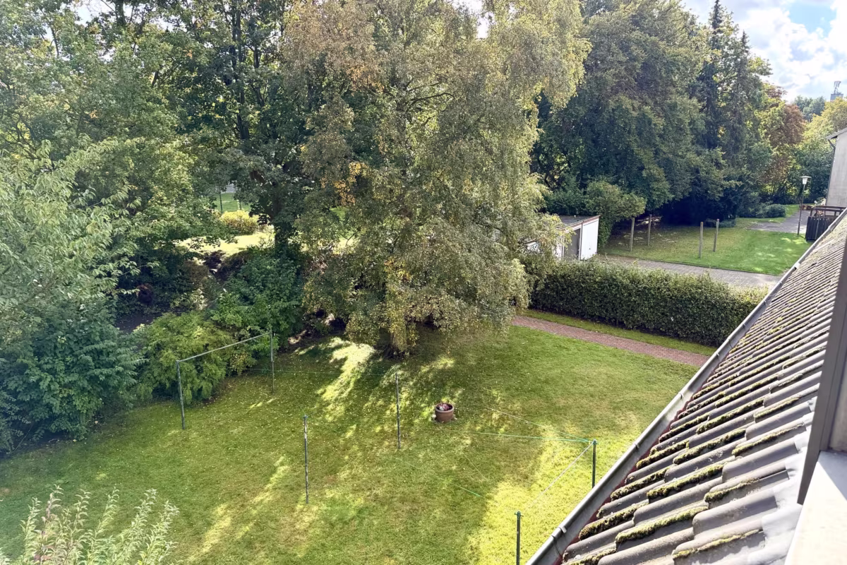 Ausblick Richtung Garten