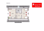 Grundriss Dachgeschoss - Top Wohnlage: Ihr neues Zuhause mit kleinem Garten