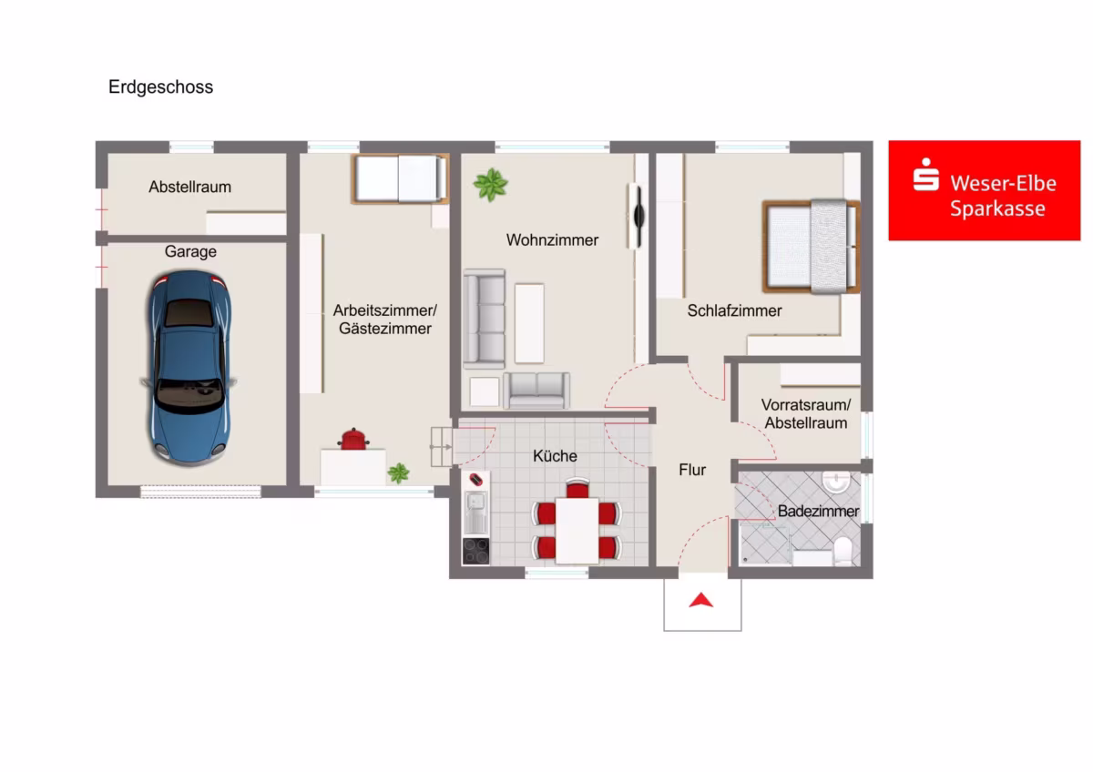2a: Grundriss Erdgeschoss