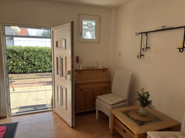 Naturschutzgebiet als Nachbarn – EFH in Wulsdorf - Ausgang Terrasse (45547)