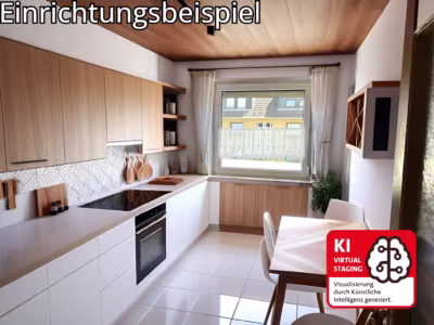 3-Zimmer-Wohnung im 1. OG - mit KI verändert - Küche (79577)