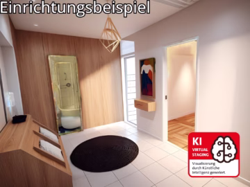3-Zimmer-Wohnung im 1. OG - Flur (70111)