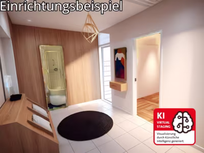 3-Zimmer-Wohnung im 1. OG - mit KI verändert - Flur (79589)