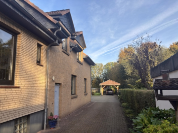 Wohnen & Gewerbe an einem ruhigen Ort - Auffahrt zum Betriebshof / Garten (37053)