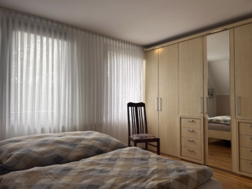 Wohnen & Gewerbe an einem ruhigen Ort - Schlafzimmer DG (37070)