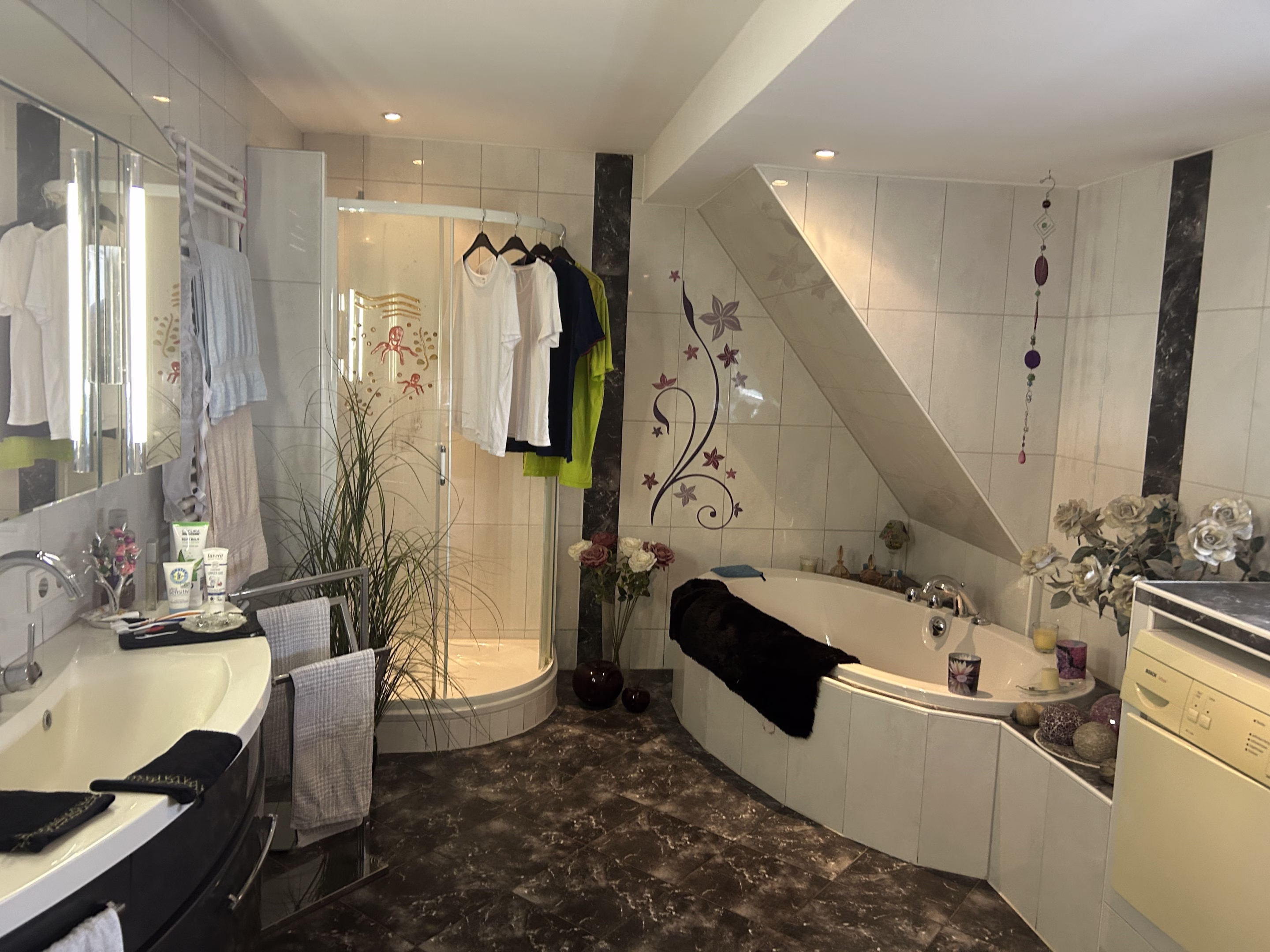 Badezimmer Satteldachhaus