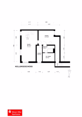 Hier fühlt sich Zukunft nach Zuhause an - Grundriss Kellergeschoss (53447)
