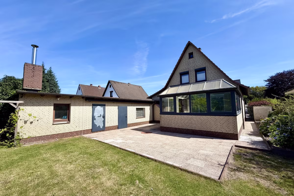 Hausrückseite