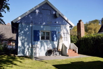 Seltenes Schmuckstück in Otterndorfer Deichnähe - Ansicht aus dem Garten (37155)