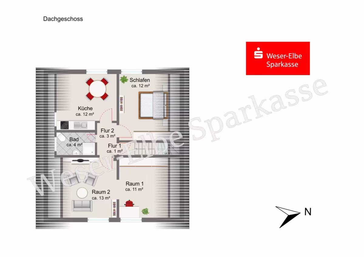Grundriss Dachgeschoss