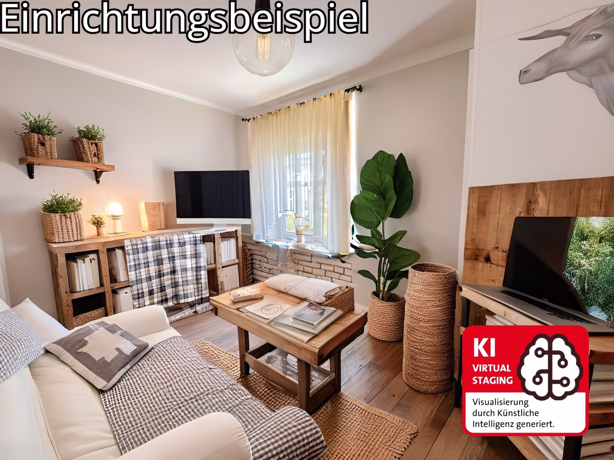 mit KI verändert - Zimmer