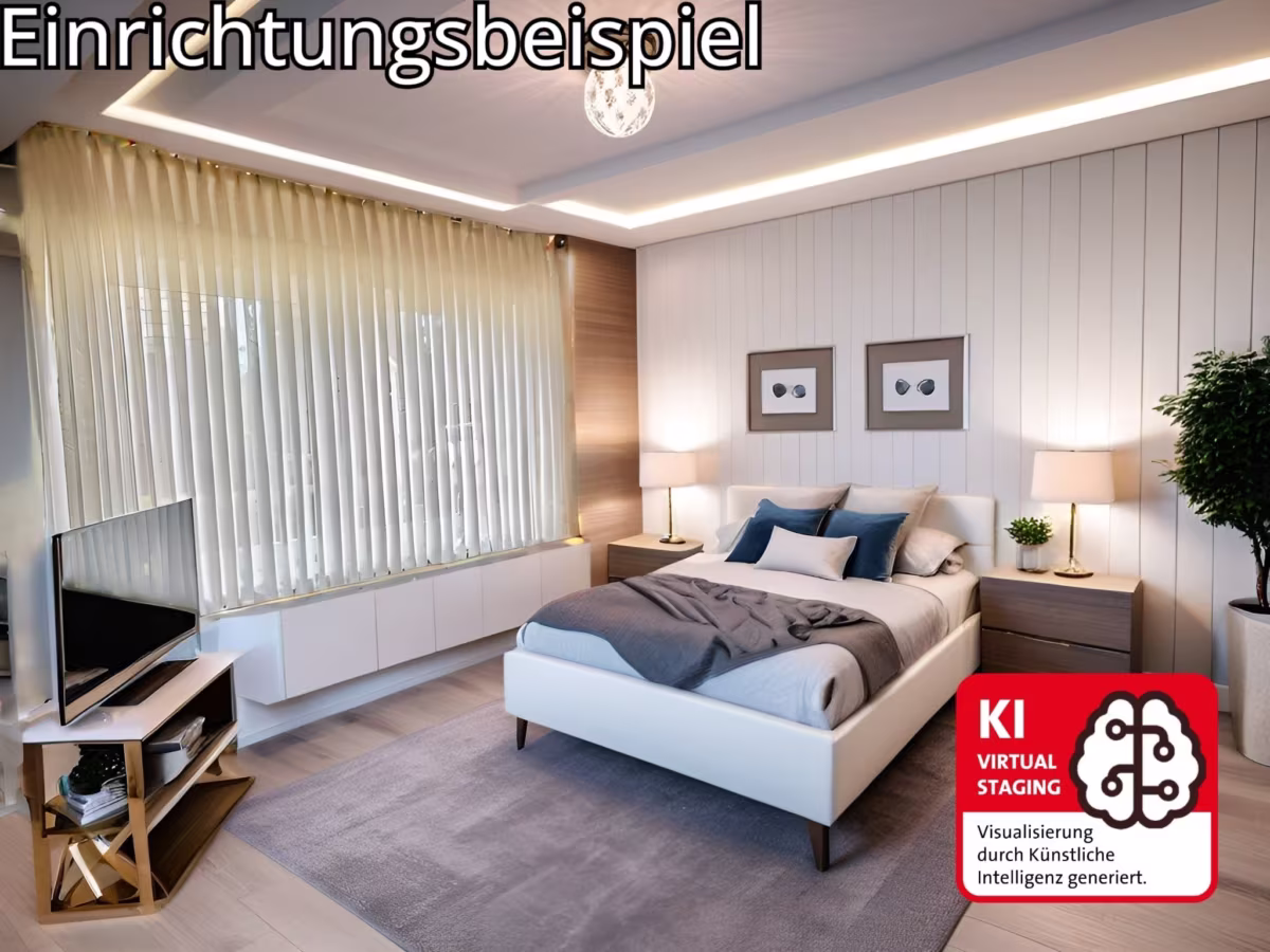 mit KI verändert - Schlafzimmer