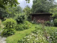 Garten und Geräteschuppen