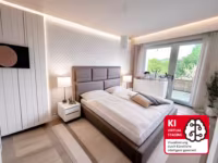 mit KI verändert - Schlafzimmer