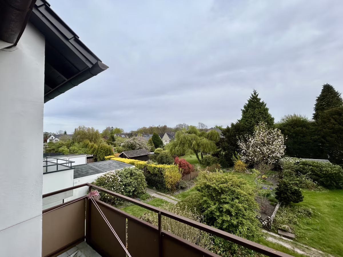 Aussicht vom Balkon