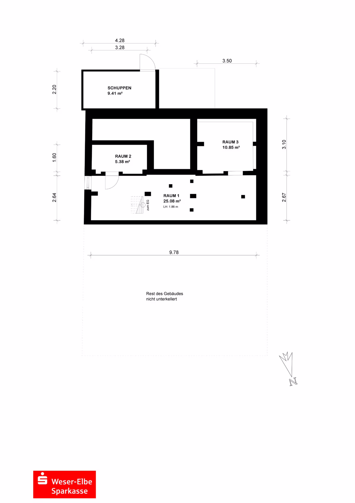 Grundriss Kellergeschoss